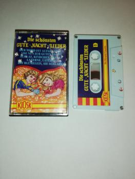 Die schönsten Gute-Nacht-Lieder 5-fach Silber geschraubt Weiß mit Lila Aufkleber 4.27692 CD Kiosk